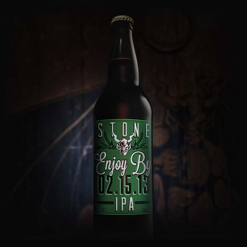 Stone Enjoy By 02.15.13 IPA bottle