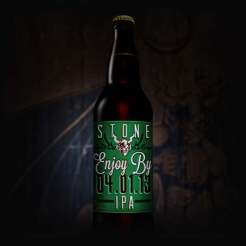 Stone Enjoy By 04.01.13 IPA bottle