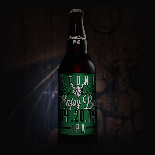 Stone Enjoy By 04.20.14 IPA bottle