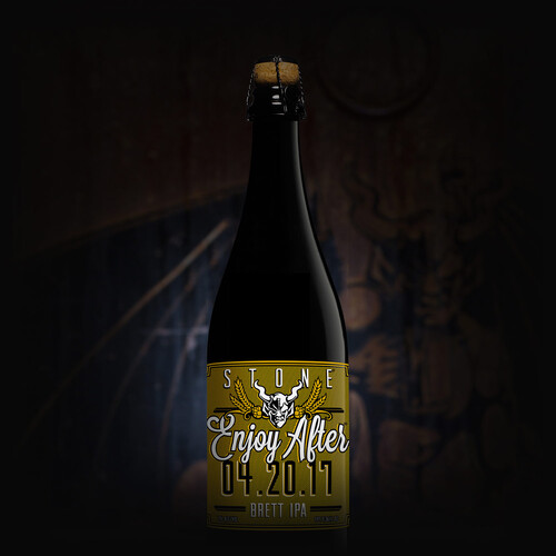 Stone Enjoy After 04.20.17 Brett IPA bottle