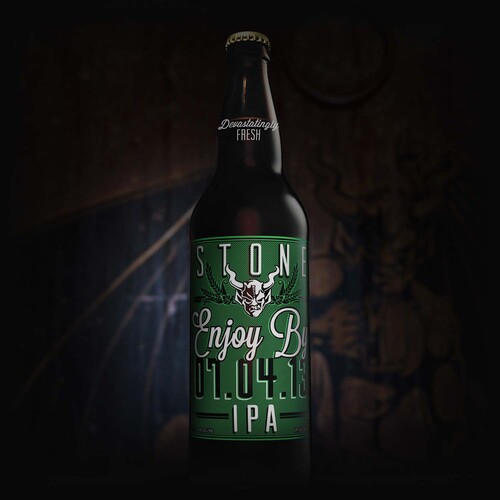 Stone Enjoy By 07.04.13 IPA bottle