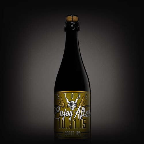 Stone Enjoy After 10.31.15 Brett IPA bottle