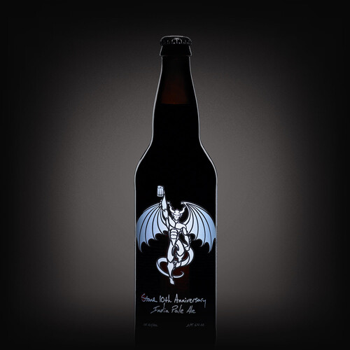 Stone 10th Anniversary IPA bottle