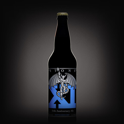 Stone 11th Anniversary Ale bottle