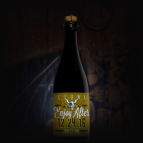 Stone Enjoy After 12.24.16 Brett IPA bottle