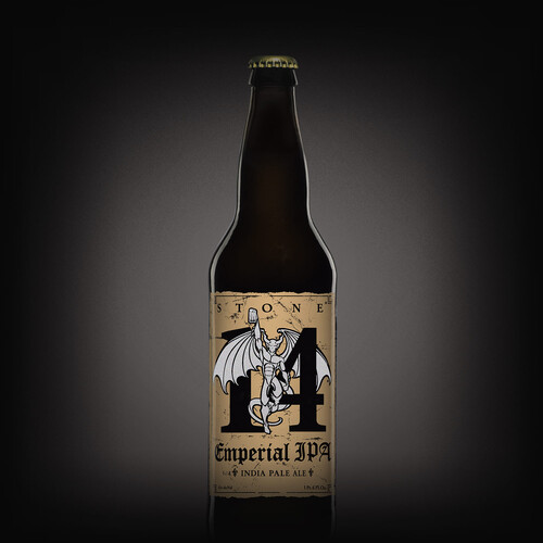 Stone 14th Anniversary Emperial IPA bottle