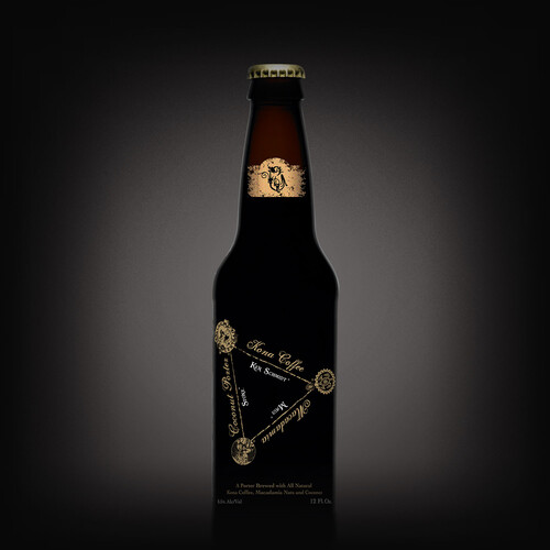 bottle of Ken Schmidt / Maui / Stone Kona Coffee, Macadamia, Coconut Porter