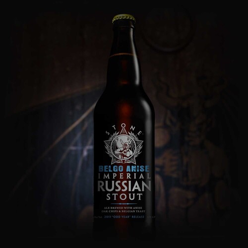 Stone BELGO Anise Imperial Russian Stout bottle