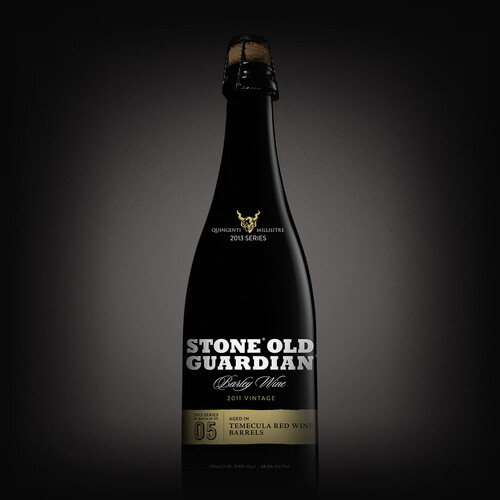 Stone Old Guardian Aged in Temecula Red Wine Barrels bottle