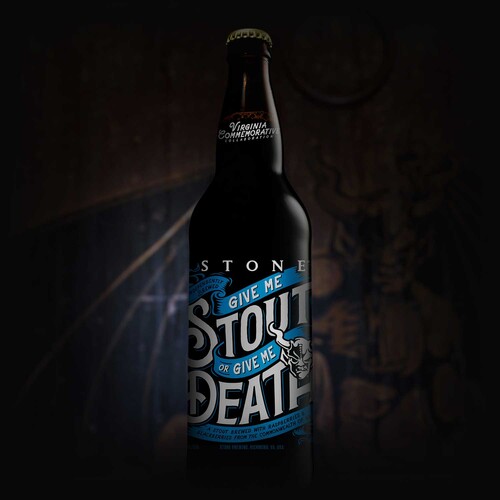 Stone Give Me Stout or Give Me Death bottle