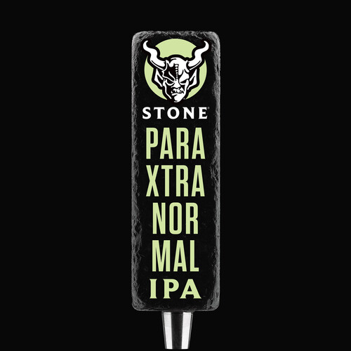Stone ParaXtranormal IPA tap handle