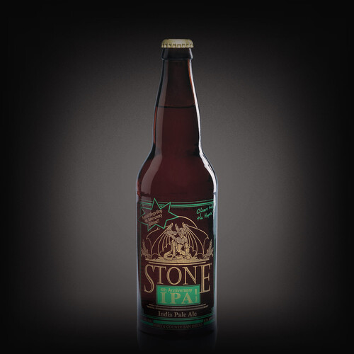 Stone 4th Anniversary IPA bottle