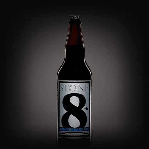 Stone 8th Anniversary Ale bottle