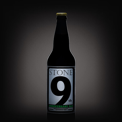 Stone 9th Anniversary Ale bottle