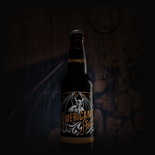 Stone Americano Stout bottle