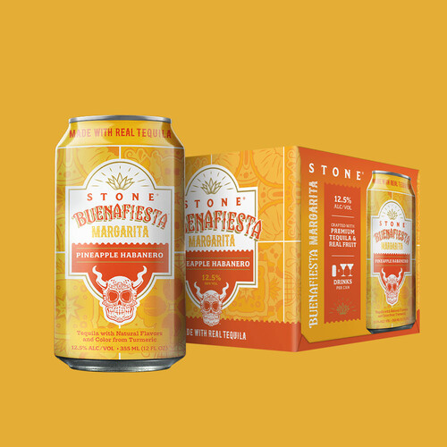 Stone Buenafiesta Margarita - Pineapple Habanero can and four-pack