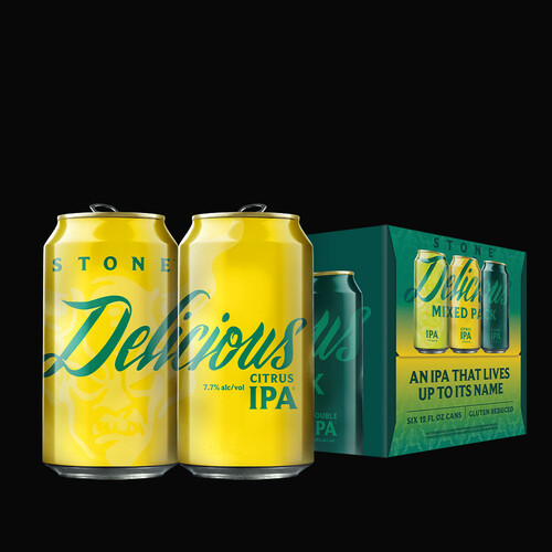 Stone Delicious Citrus IPA cans and mixed-pack
