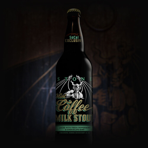 Stone Mint Coffee Milk Stout bottle