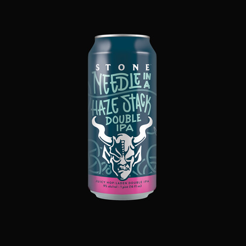 Stone Needle in a Haze Stack Double IPA can