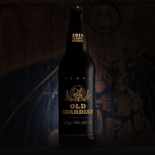 Stone Old Guardian Barley Wine bottle