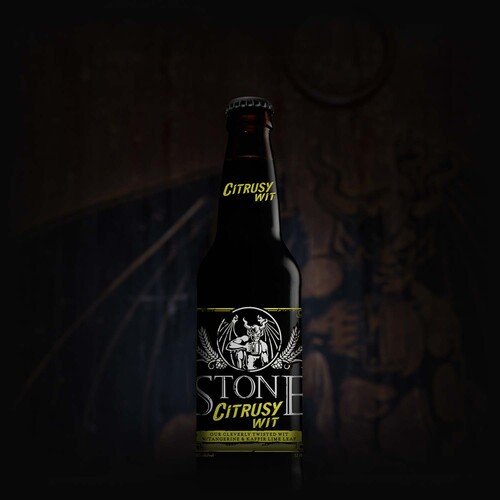 Stone Citrusy Wit bottle