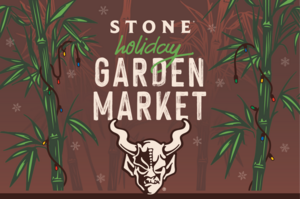 Stone holiday garden market