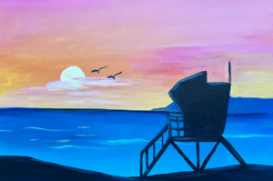 brushes and brews paint and sip