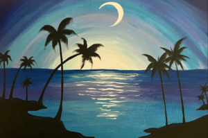 moonlight palms paint and sip