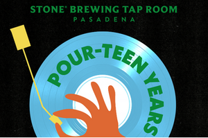 Stone Brewing Tap Room Pasadena Pour-Teen Years
