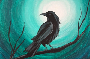midnight raven paint & sip