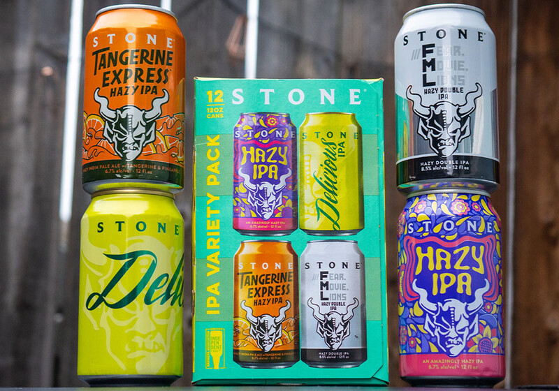 variety pack and cans of beer
