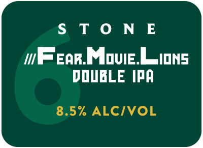 6: Stone Fear Movie Lions Double IPA
