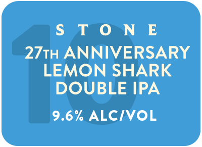 10: Stone 27th Anniversary Lemon Shark Double IPA