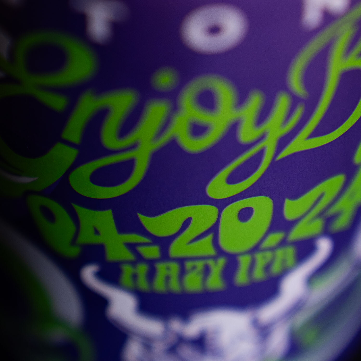 Stone Enjoy By 04.20.24 Hazy IPA close-up