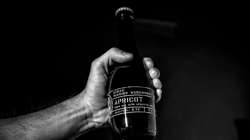 Stone Mission Warehouse Sour Apricot | Barrel-Aged Sour