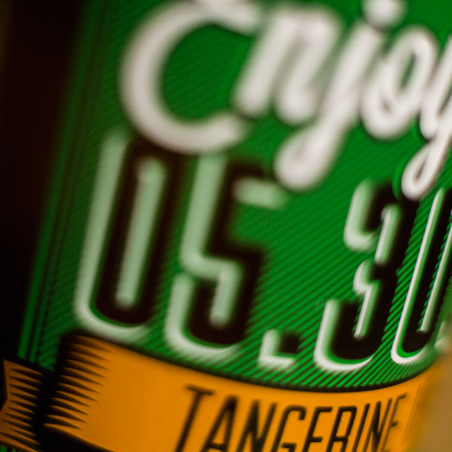 Stone Enjoy By 05.30.16 Tangerine IPA close-up