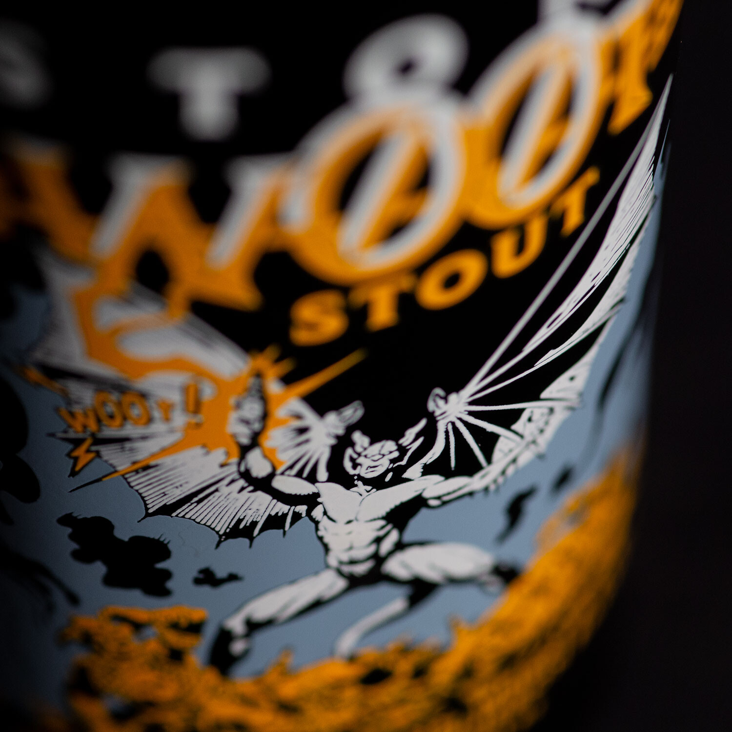 w00stout bottle close-up