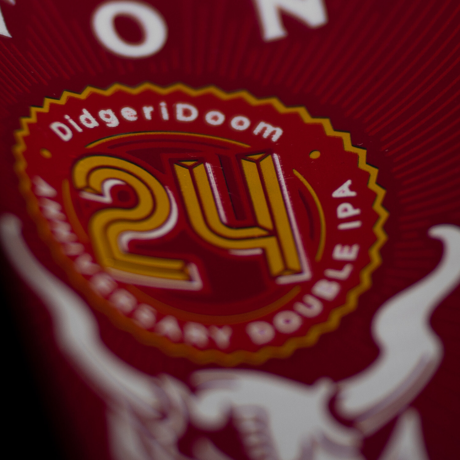 Stone 24th Anniversary DidgeriDoom Double IPA close-up