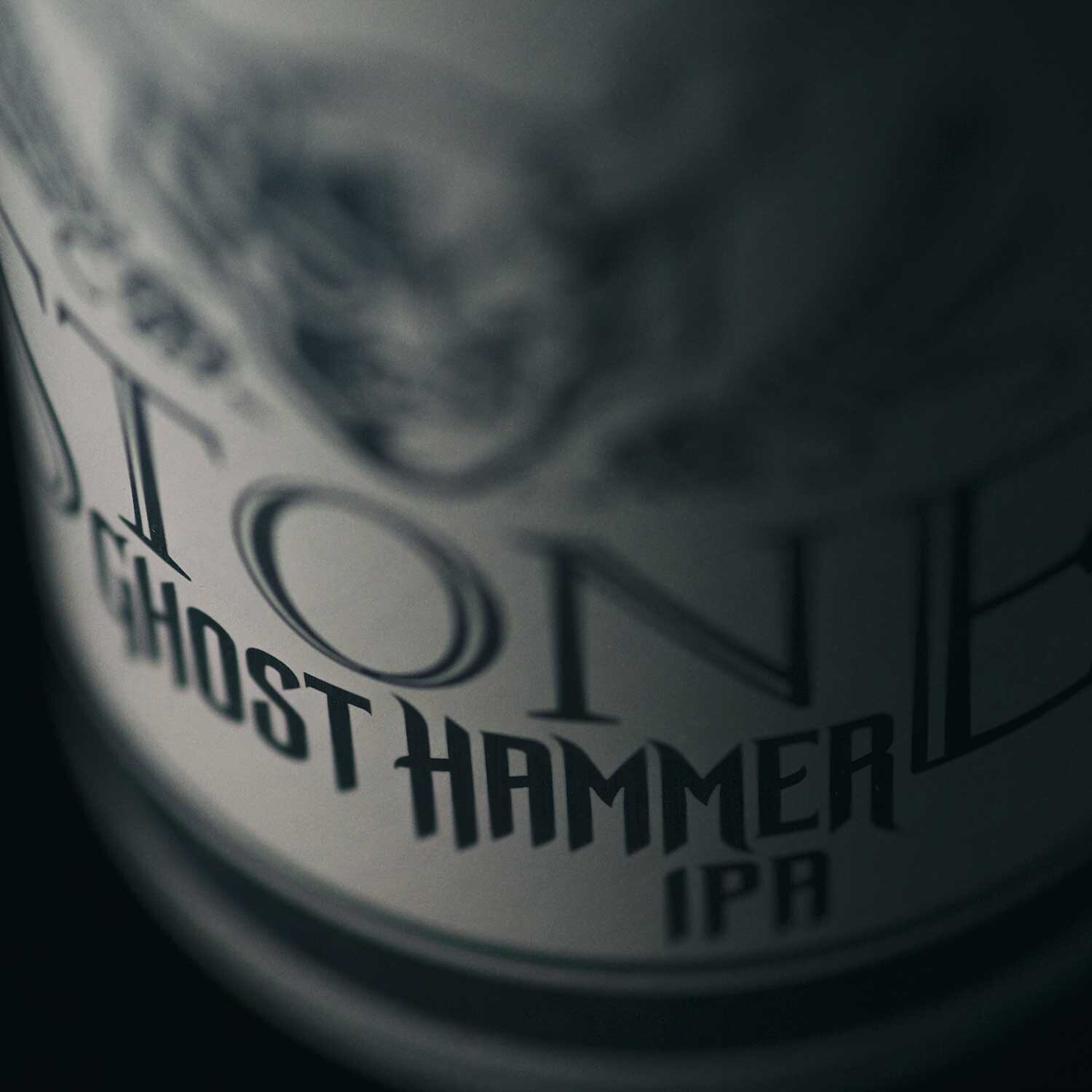 Stone Ghost Hammer IPA close-up