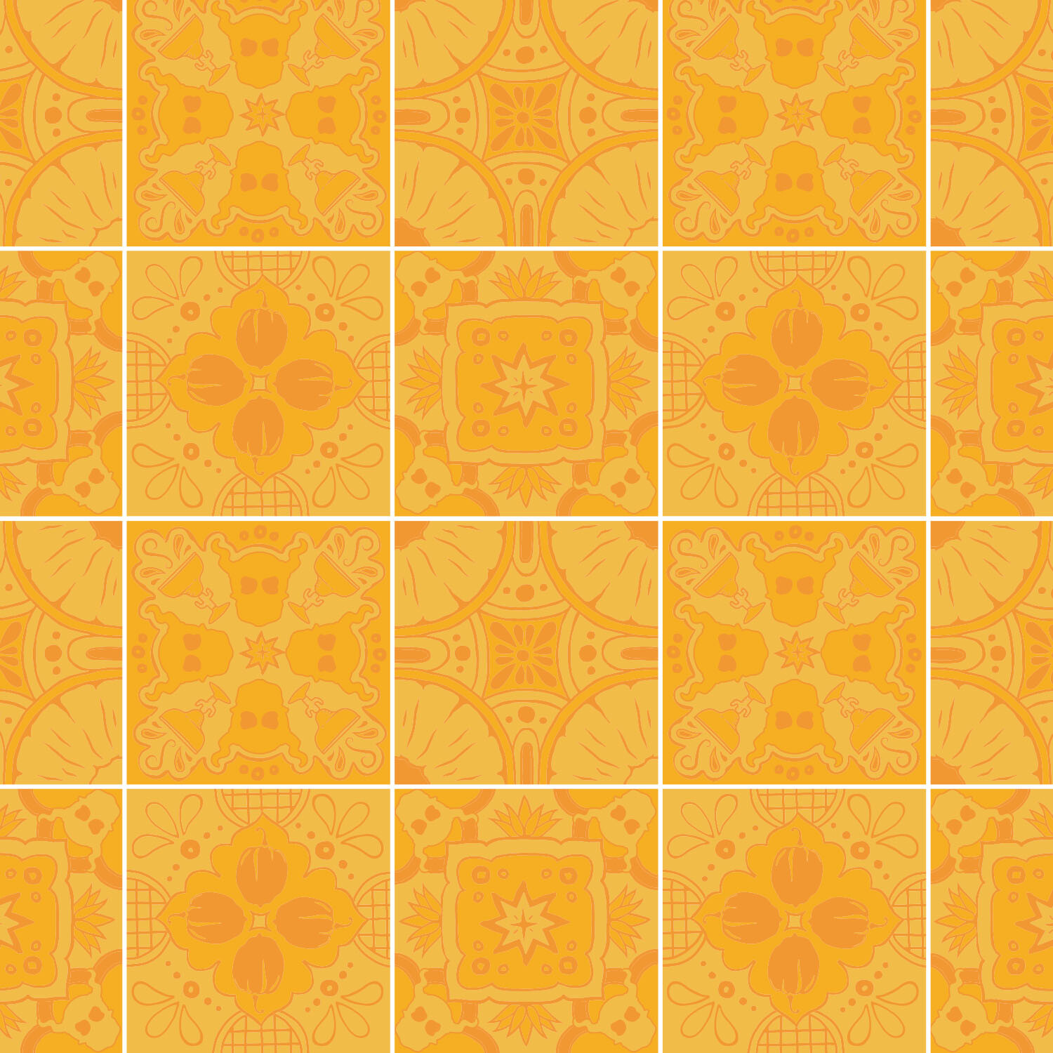 orange tiles