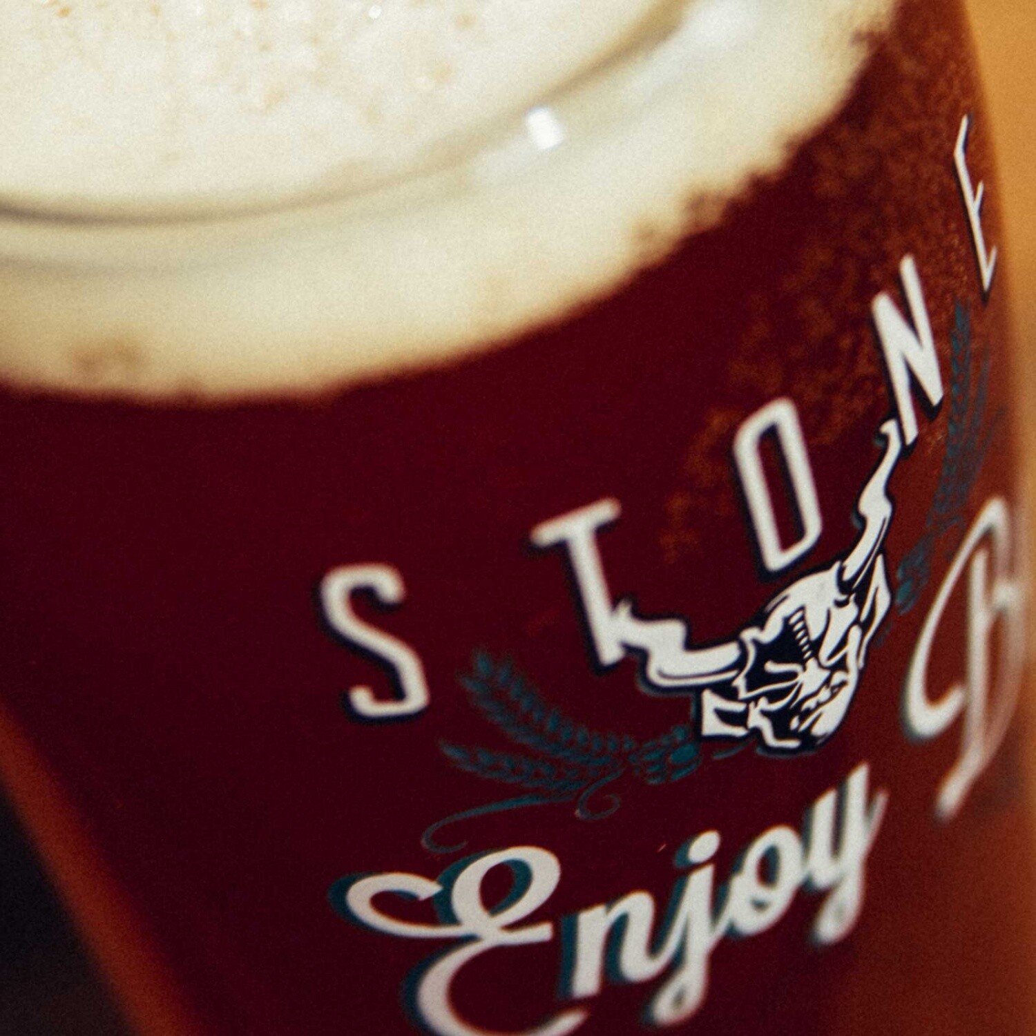Stone Enjoy By 02.14.16 Unfiltered IPA glass