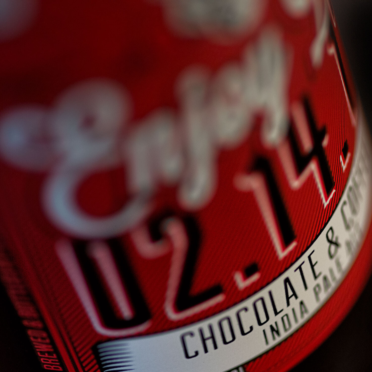 Stone Enjoy By 02.14.17 Chocolate & Coffee IPA close-up