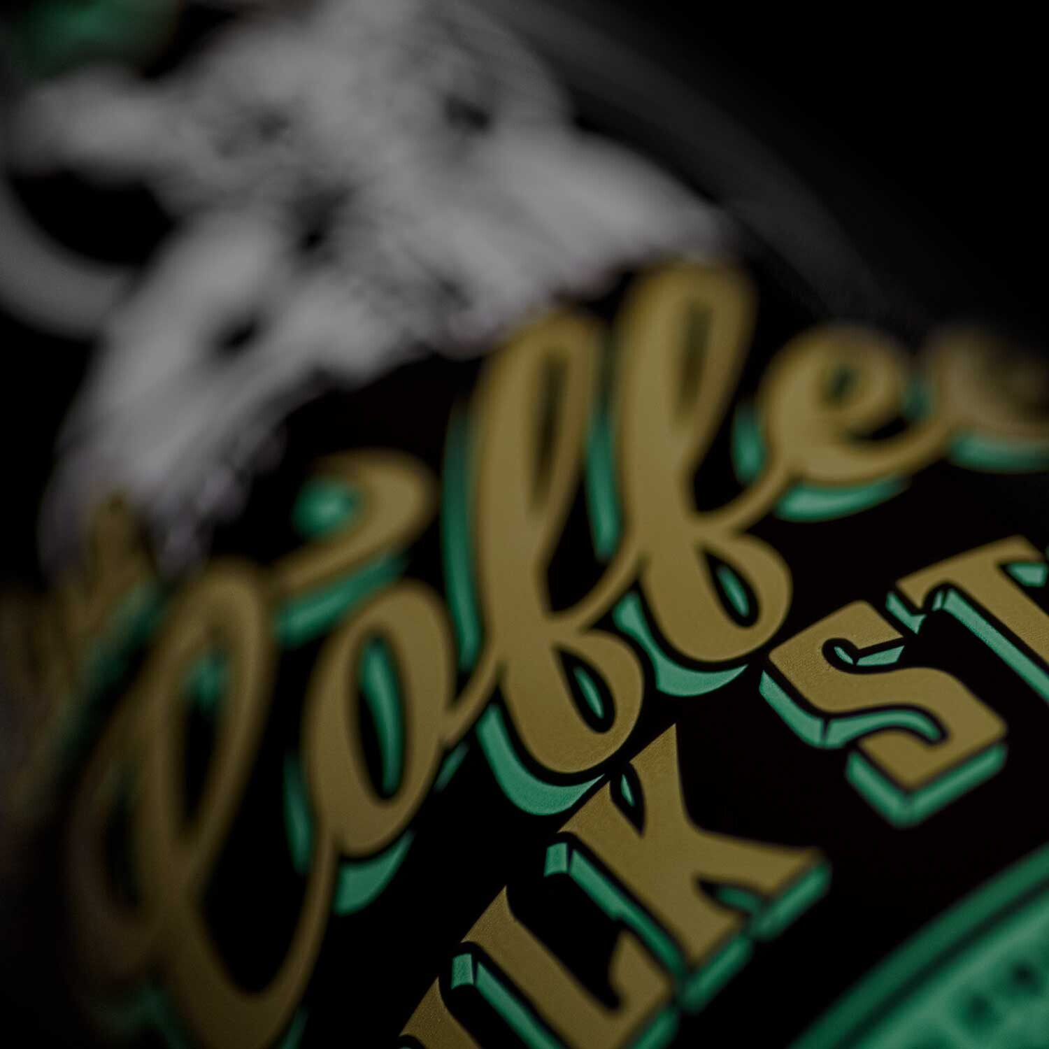 Stone Mint Coffee Milk Stout close-up