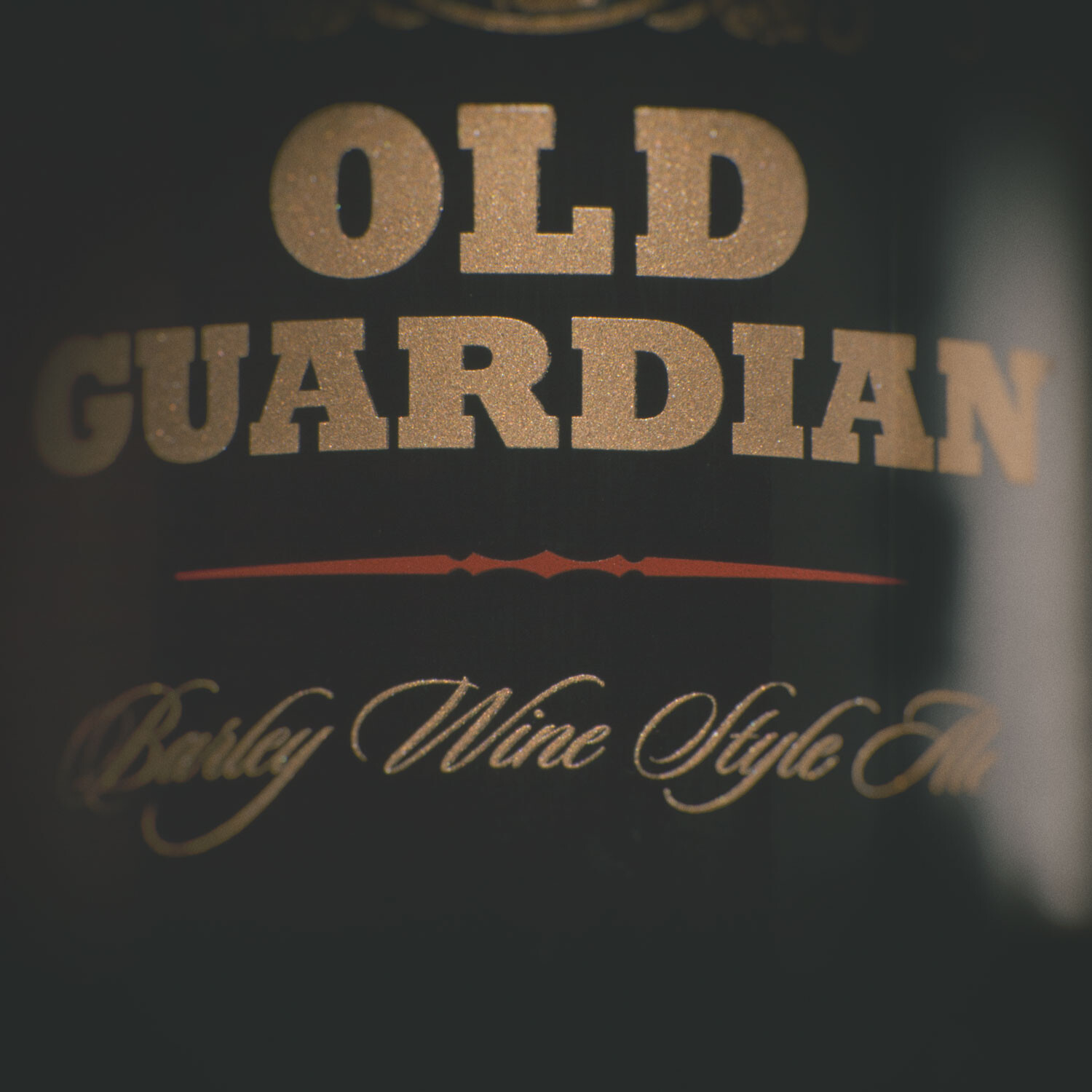 Stone Old Guardian Barley Wine close-up