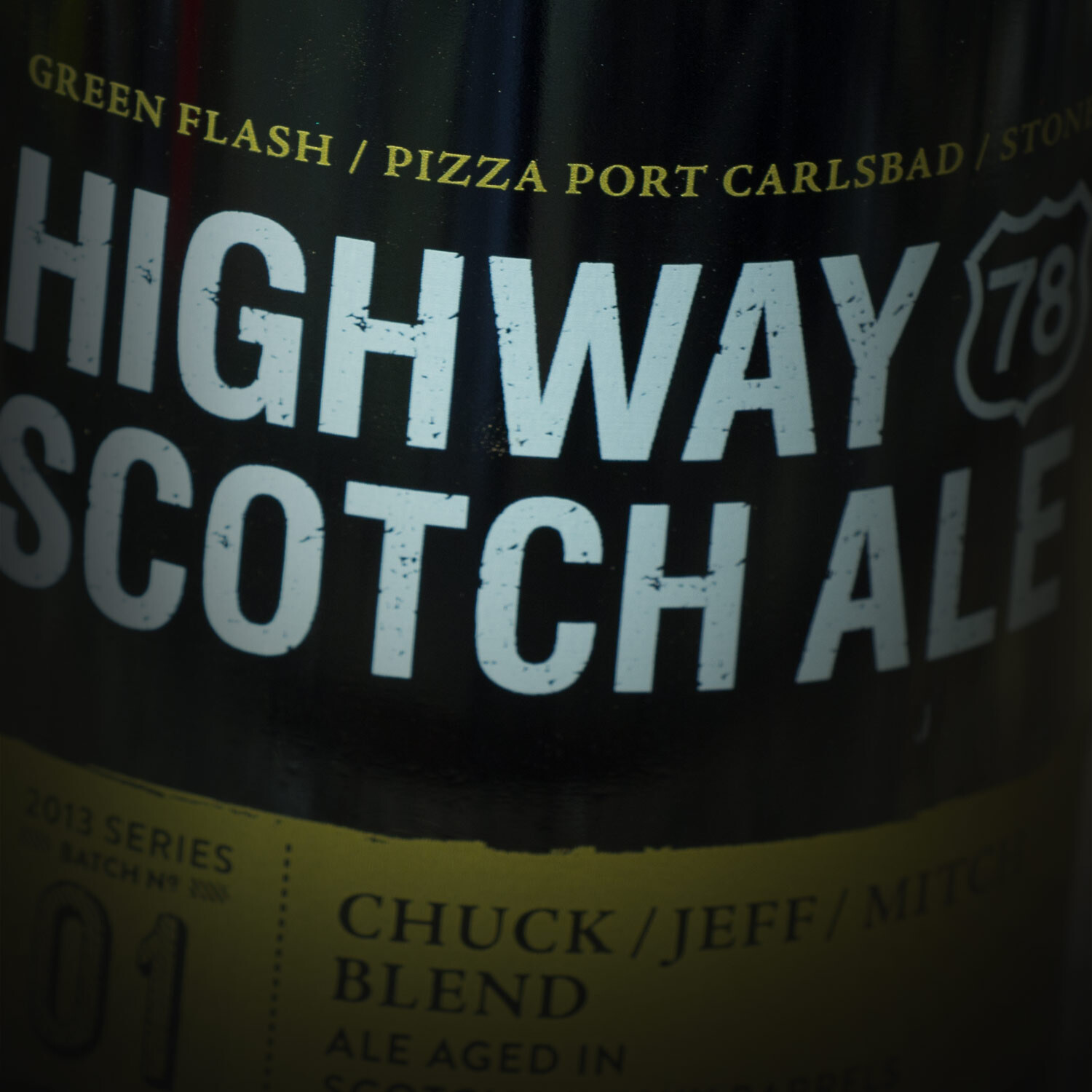 close-up on Highway 78 Scotch Ale: Chuck / Jeff / Mitch Blend