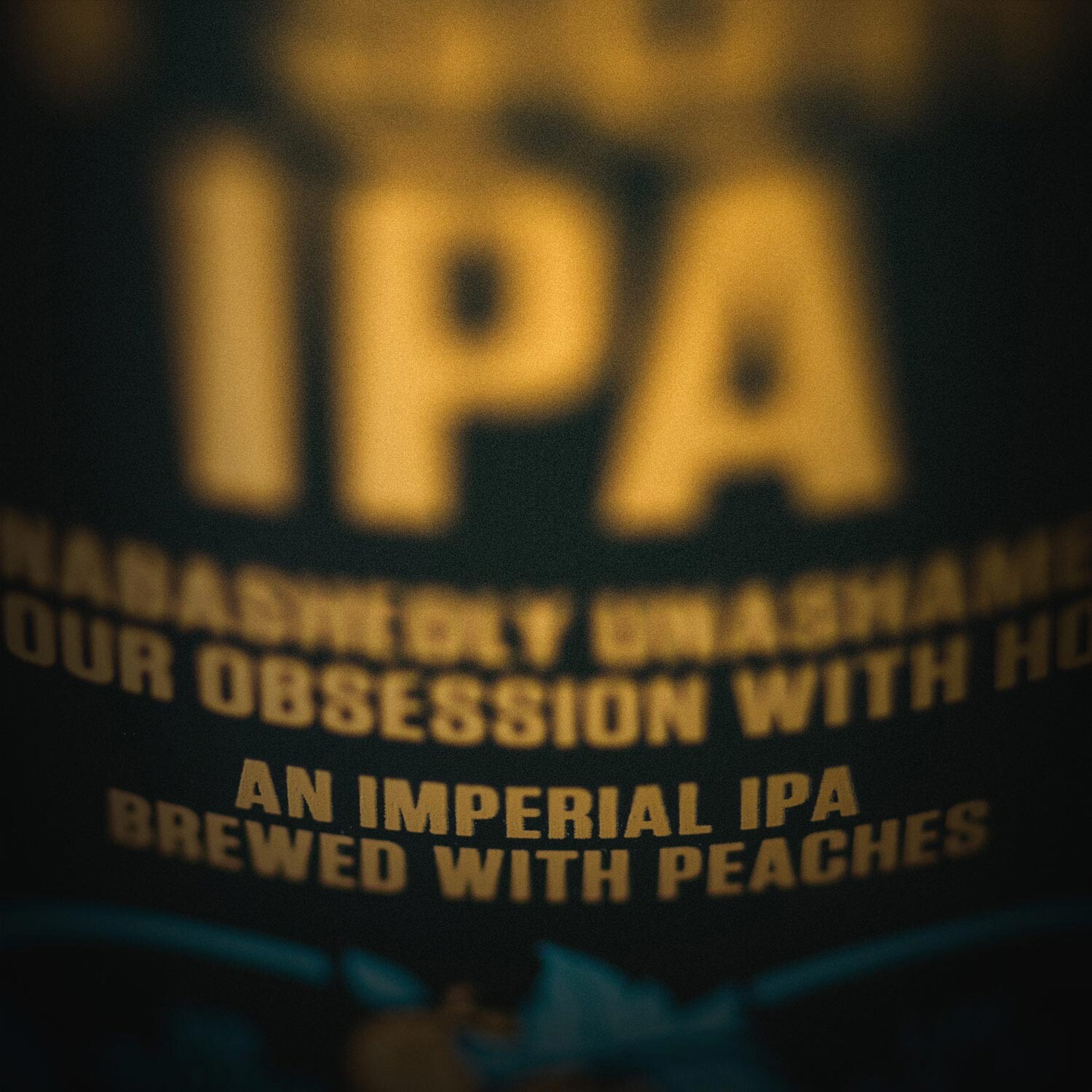 4 Hands / Bale Breaker / Stone Sorry Not Sorry IPA close-up