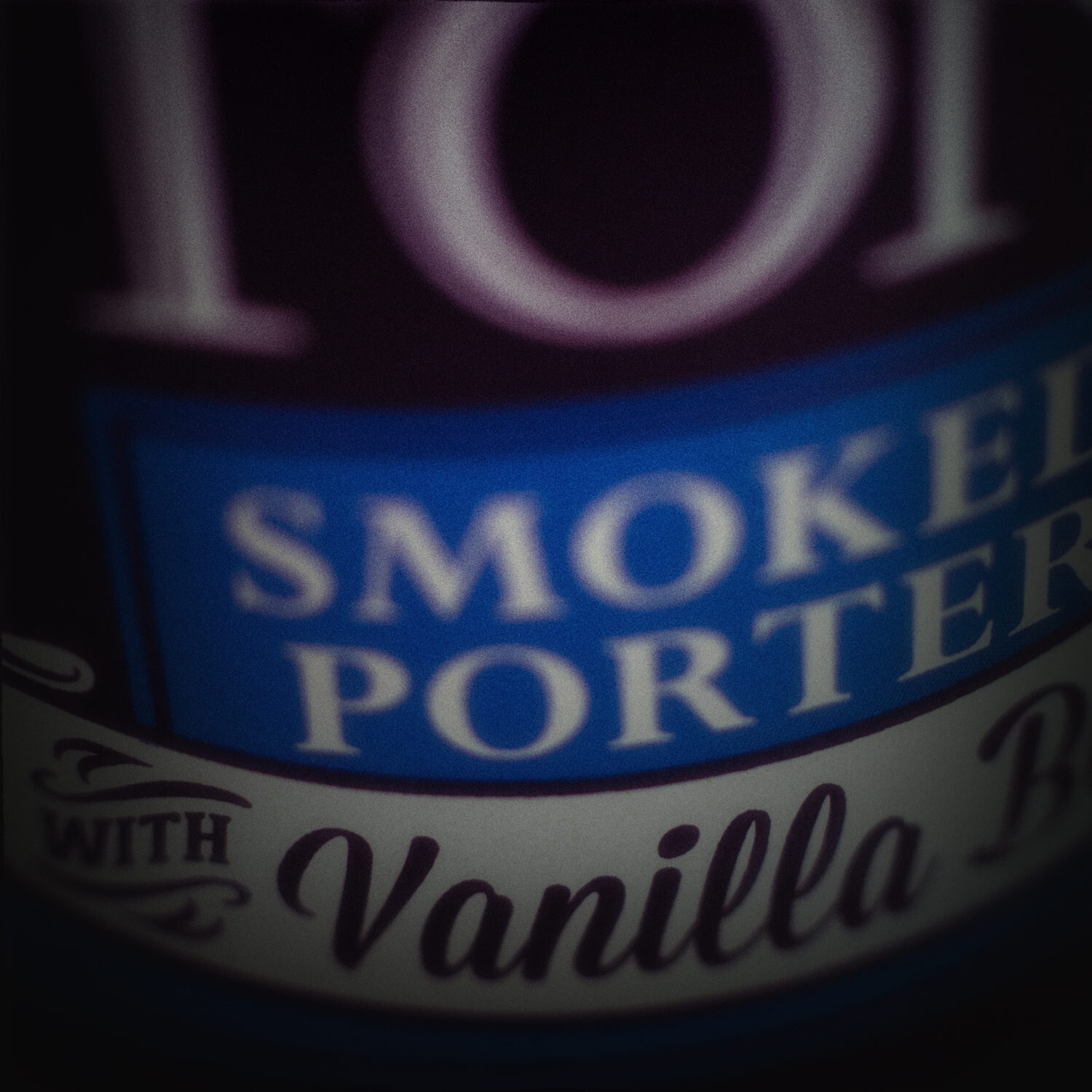 Stone Smoked Porter w/Vanilla Bean close-up