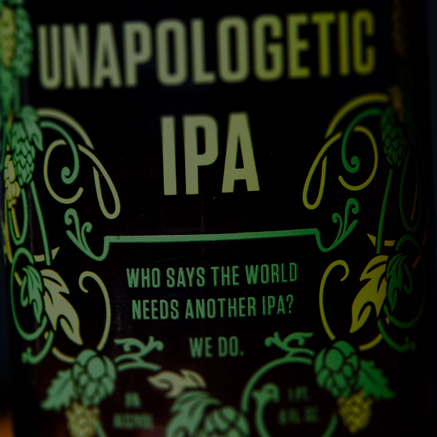 Beachwood / Heretic / Stone Unapologetic IPA close-up