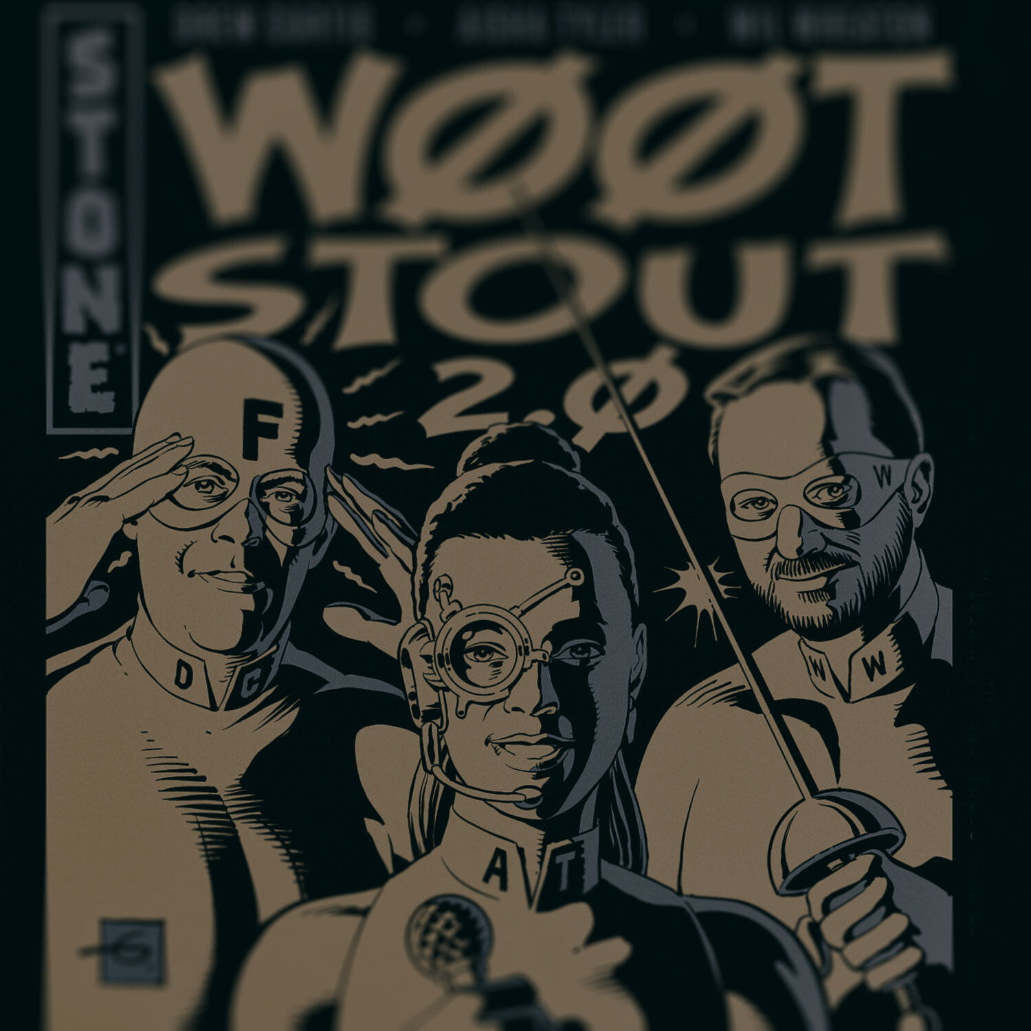 Stone wootstout 2.0 close-up