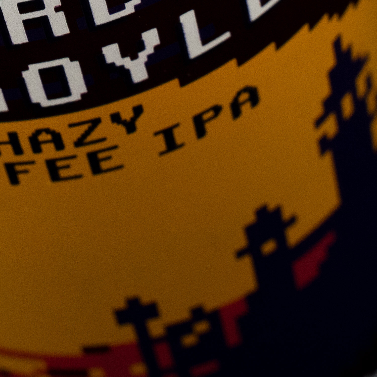 Modern Times / Stone Wizards & Gargoyles Hazy Coffee IPA close-up